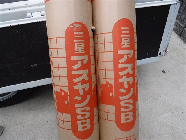 屋根に貼る防水シート